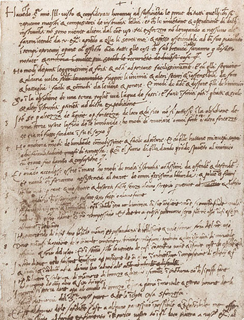 Resume of Leonardo Da Vinci