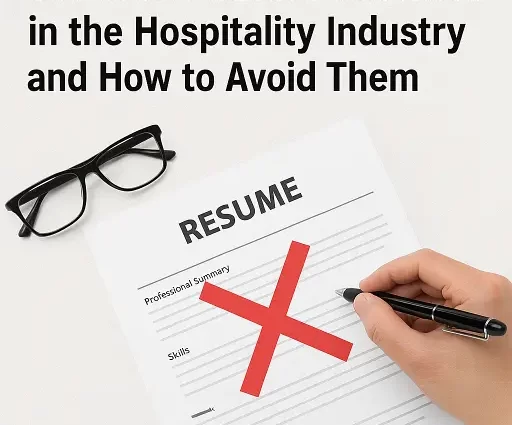 10 Resume Mistakes in the Hospitality Industry