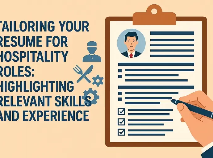 Tailoring Your Resume for Hospitality Roles 8Hospitality Skills and Experience