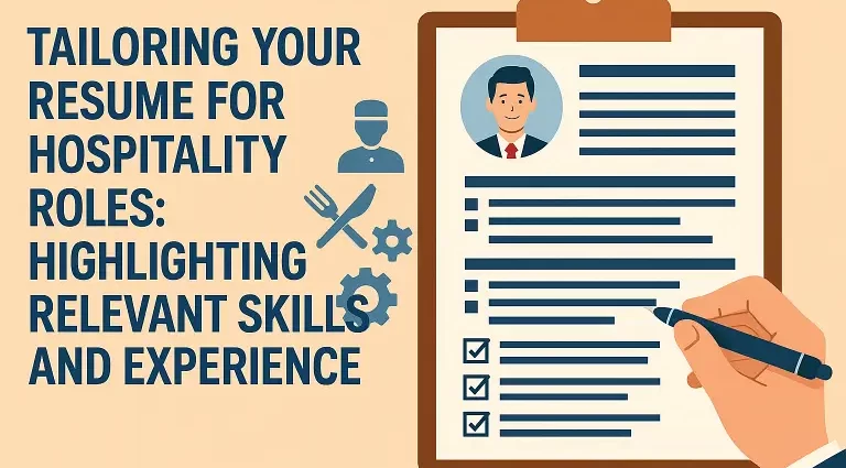 Tailoring Your Resume for Hospitality Roles 8Hospitality Skills and Experience